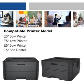 E310 P7RMX Toner Cartridge (1-Black) PION High Yield Compatible E310dw Replacement for DELL P7RMX Toner Cartridge E310dw E514dw E515dw E515dn Printer