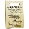 Kitchen Cutting Board - Recipe For A Special Daughter, Gifts