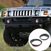 car-king888 Black Front Fog Lamp Cover Fog Light Decorate Bezel