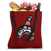 Northwest Pacific coast Haida art Orca Whale Tote Bag