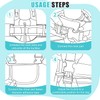 Voarge Dog Life Vest, Swimming Float Jacket Adjustable, Dog Life