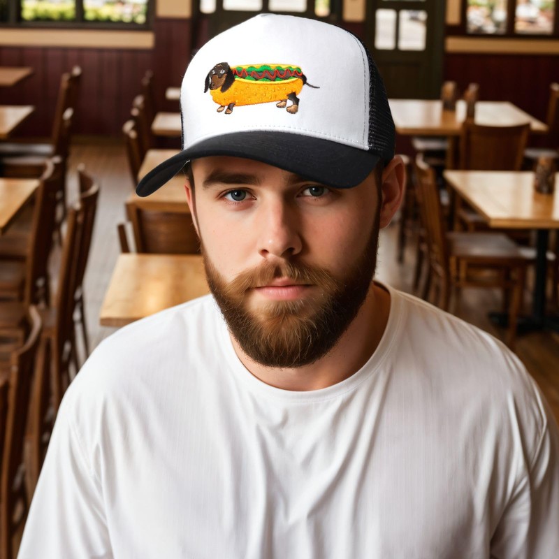 InnoBeta Dachshund Gifts, Hot Dog Cap, Funny Cap for Sausage