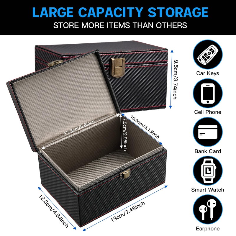 Extra Large Faraday Box & 2 Pack Faraday Bag for