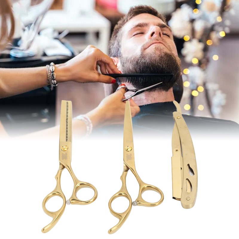 Hair Cutting Thinning Scissors Set Stainless Steel Hairdressing Haircut Stylish