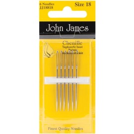 Colonial Needle Hand Needle, Size 18 6/Pkg