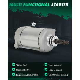 SCITOO Starter Motor fit for Polaris for Ranger XP 900 2013-2019,for Ranger XP 900 Crew 2014-2019 Replacement Starter 4014037