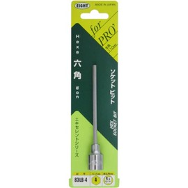 Eight Socket Bit, Hex 83LB-4, Insertion Angle: 0.4 x Hex Size: 0.2 inches (9.5 x 4 mm)
