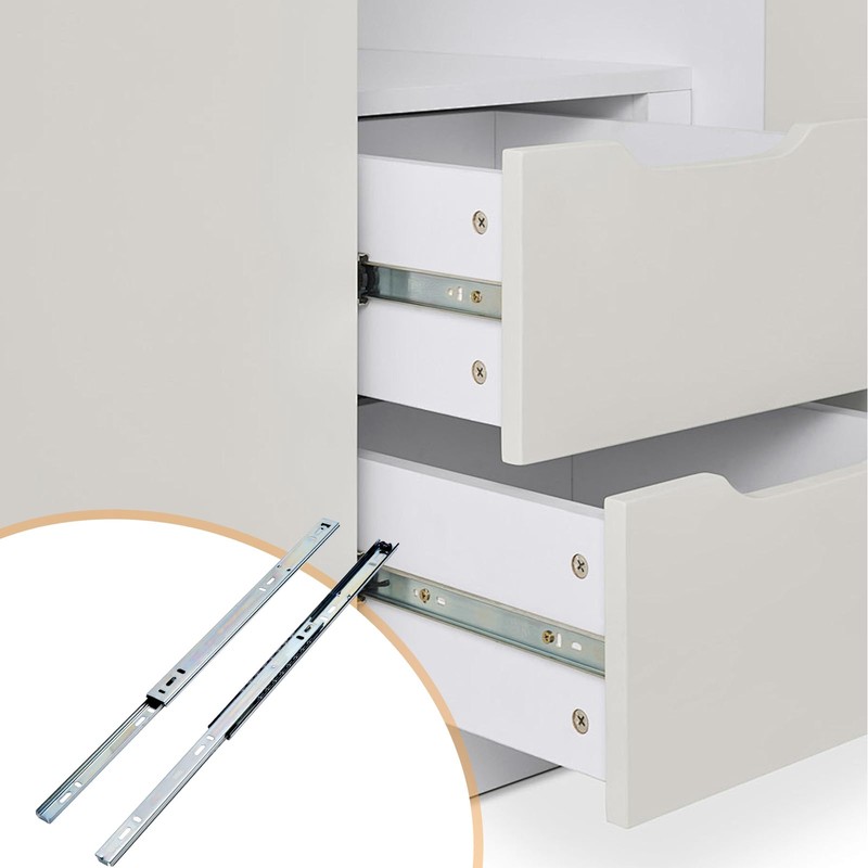 Coshar 13-Inch Drawer Slides Heavy Duty Full Extension Drawer Track