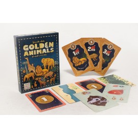 JELLYJELLYGAMES Golden Animals 2-4 Player Card Game Competition