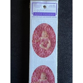 The gifted line NIP Vintage Stickers - Anne Geddes - Cute Babies - Dated 1999 2 Sheets BRAND NEW