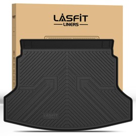 LASFIT Trunk Mat for Honda CRV 2012-2016, All Weather Custom Fit TPE Cargo Mat for CR-V 2012 2013 2014 2015 2016 Trunk Tray Cargo Tray, Black