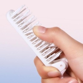 Portable Folding Brush Hair Comb 069010DC 5ea