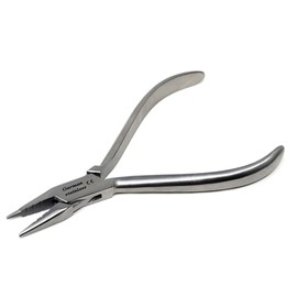 Dental Jarabak Plier Precision Grooves Loop Forming Bending Closing Light Wire Orthodontic Professional Dentist Tool Made of Stainless Steel