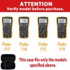 Klawdsky Hard Case for Fluke 117/115/116/114, Carrying Digital Multimeters Case,