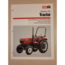 Case International 255 Compact Tractor Sales Literature/Bro