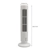 Bewinner Portable Desk Fan with 2 Speeds, USB Bladeless Small