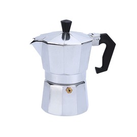 Baukon Aluminum Italian Espresso Coffee Stovetop Maker Pot Percolator (3 Cup / 150 ml)