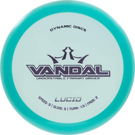Dynamic Discs Lucid Vandal Fairway Driver Golf Disc [Colors May Vary] (165-169g)