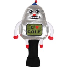 Craftsman Golf Robot Style Plush Cartoon Golf Club Driver Headcover Covers 460cc