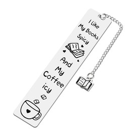 Funny Bookmarks for Women Gifts for Book Lovers Coffee Lovers Gifts for Her Birthday Gifts for Readers Bookworm Book Club Gifts for Women Christmas Gifts for Sisters Best Friends Bookmark