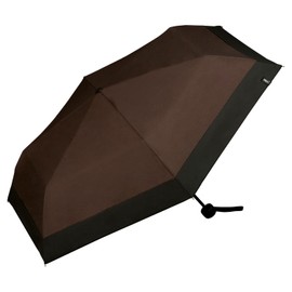 Wpc. 801-18912-102 Parasol, Light Shielding Minimalist Basic Parasol, Unisex, Brown, Folding Umbrella, 21.7 inches (55 cm), Unisex, For Rain or Shine, Light Blocking, UV Protection, 100% Simple,