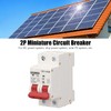 DC Circuit Breaker 2P 63A 6KA Breaking Capacity DIN Rail