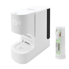 2026 New Hot Face Towel Heater Machine, 5-Second Rapid Heating to 55°C (131°F), Smart Voice Alert, Automatic Dispenser with 20 Compressed Towels for Home, Salon, Spa