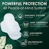 L. Ultra Thin Pads for Women, Overnight Absorbency, Organic Cotton