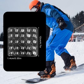 Spike Stomp Pad, Clear Anti-Slip Snowboard Stomp Pads Mat Snowboard Grip Pad for Snowboarding