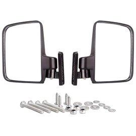 Weitron Universal Folding Golf Cart Side View Mirrors for EZGO, Club Car, Yamaha