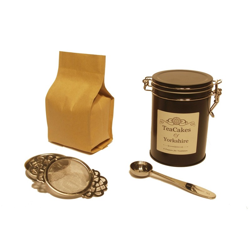 Earl Grey Tea Gift Set Black Loose Leaf Wrapped 100g