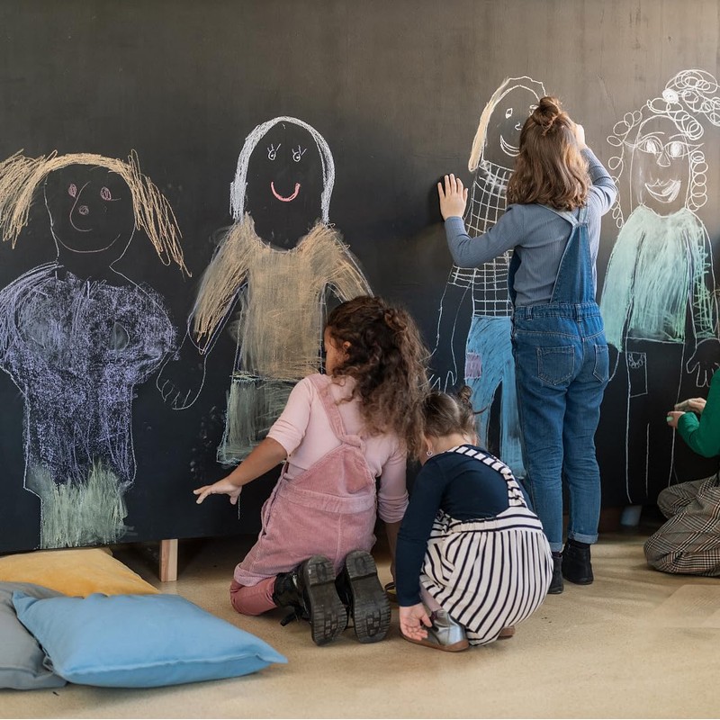 Extra Large Chalkboard Paper Roll Peel and Stick Chalk Board