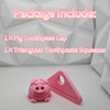 Cute Little Pig Toothpaste Topper, Include 1pc Triangle Toothpaste Squeezer