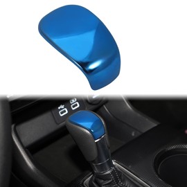 TOMALL Stainless Steel Car Gear Shift Knob Cover Trim Compatible with Honda Civic 11th 2022 2023 Shifter Panel Trim Gear Lever Cover for Car Interior Center Console Accessories (Blue)