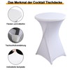 thirei Stretch Bar Table, Set of 2 Bar Table Covers,