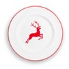 GMUNDNER KERAMIK Dessert Plate Gourmet Diameter 22 cm Ruby Red