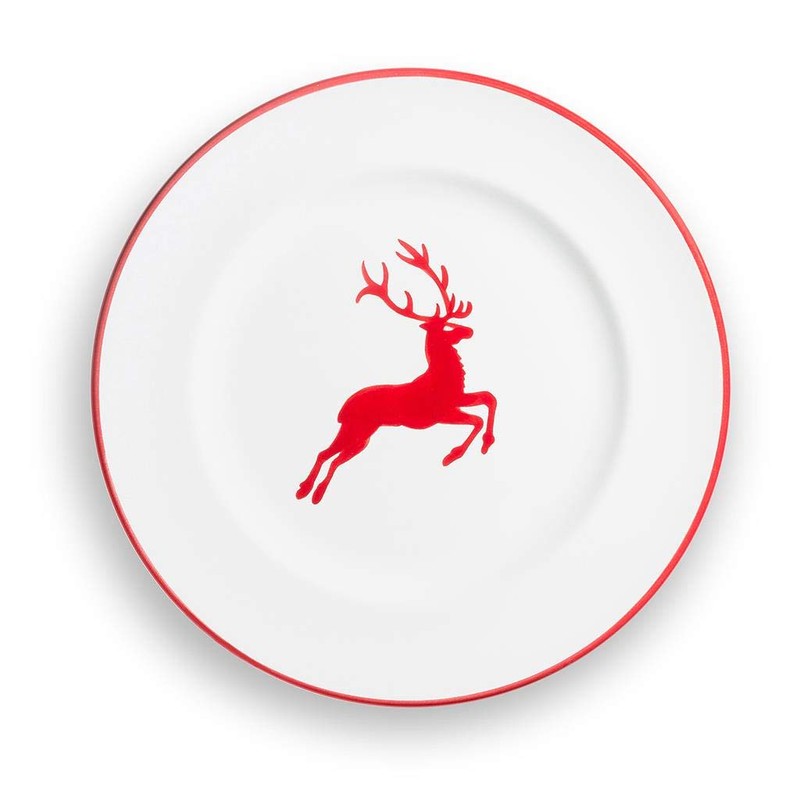GMUNDNER KERAMIK Dessert Plate Gourmet Diameter 22 cm Ruby Red