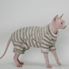 Thick, Warm,Winter Four-Legs Hairless Cat Sweater for Sphynx, Devon Rex,