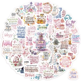 300Pcs Inspirational Christian Stickers,SLAPAFLIFE Motivational Stickers for Students and Adults,Christian,and Bible Verse Stickers for Journaling,Inspirational, Motivational & Uplifting Designs