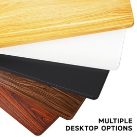 BIZUM Whole-Piece Particle Board Table Top Wood Countertop for Standing Desk DIY, 48x24x1 Inch Walnut Desk Top