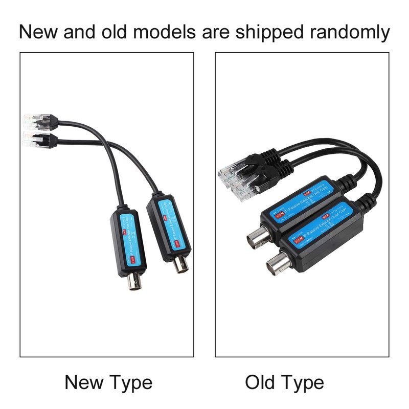 Network Transmitter 1 Pair Passive IP Network Coaxial Transmitter 10/100