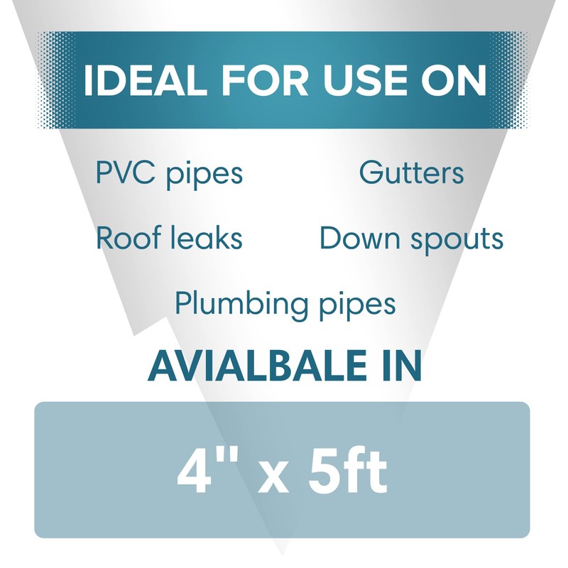 Polar Waterproof Tapeseal (Clear, 4'' x 5ft)