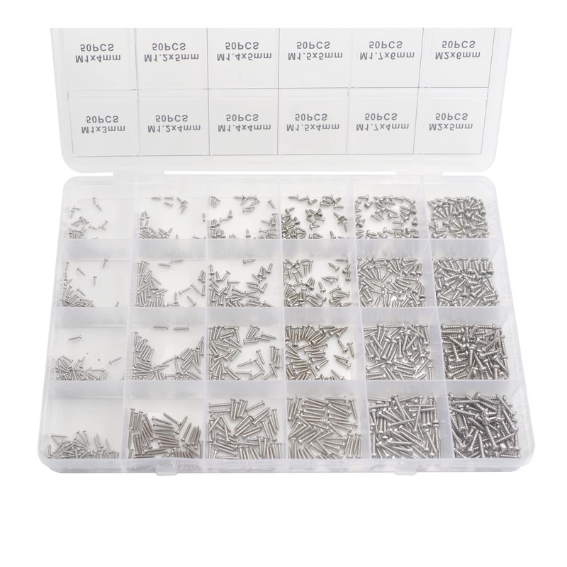 24 Kinds M1 M1.2 M1.4 M1.5 M1.7 M2 304 Stainless