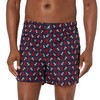 Nautica Men's Classic Cotton Woven Boxer, Nautical Lobster-Peacoat, X-Large