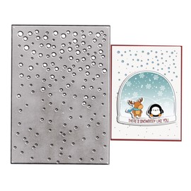 Dot Dotted Star Background Frame Cutting Dies, Stars Die Cuts Metal Embossing Stencils Template Mould for Card Scrapbooking and DIY Craft Album Paper Card Decor