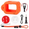 HSU Super Buoyancy Gopro Floating Case Underwater Accessories Orange Float