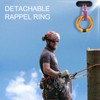 Detachable 12mm Opening Rappel Ring - Climbing Connector Belay for