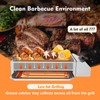 Indoor Outdoor BBQ Portable Electric Grill Griddle, Barbecue Smokeless Cooking