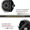 VIPMOTOZ Full LED Side View Mirror Puddle Lights Lamps Compatible