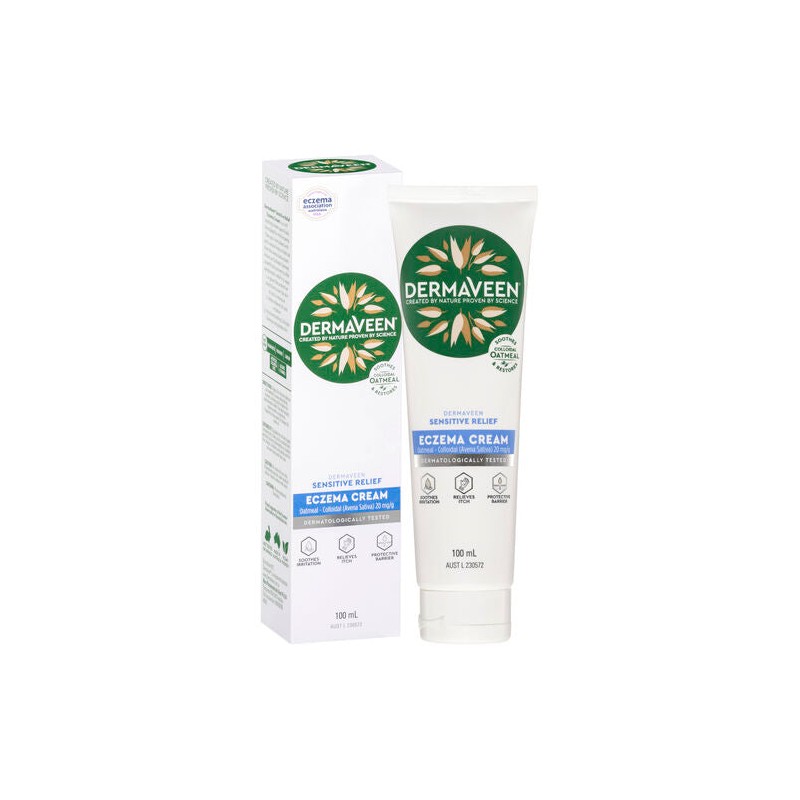 DermaVeen Sensitive Relief Eczema Cream 100mL